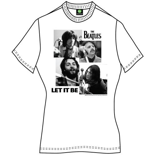 The Beatles Ladies T-Shirt: Let It Be - The Beatles - Merchandise - Apple Corps - Apparel - 5055295319714 - 