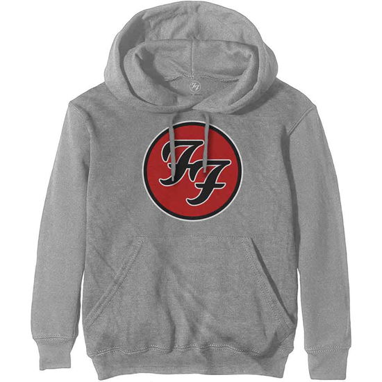 Cover for Foo Fighters · Foo Fighters Unisex Pullover Hoodie: FF Logo (Hoodie) [size S] [Grey - Unisex edition] (2020)