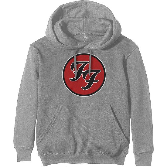 Cover for Foo Fighters · Foo Fighters Unisex Pullover Hoodie: FF Logo (Hoodie) [size S] [Grey - Unisex edition]