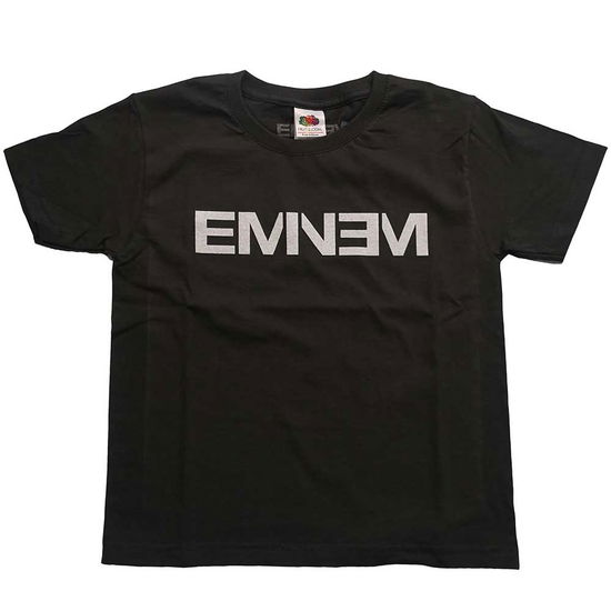 Eminem Kids T-Shirt: Logo (11-12 Years) - Eminem - Merchandise -  - 5056561008714 - 