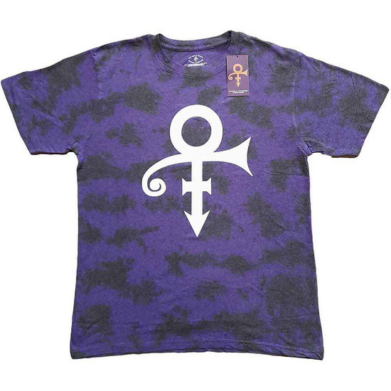 Cover for Prince · Prince Unisex T-Shirt: White Symbol (Black) (Wash Collection) (T-shirt) [size S] (2021)