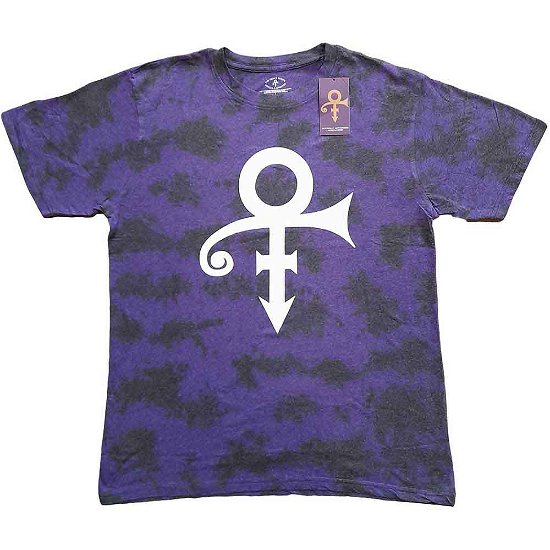 Prince Unisex T-Shirt: White Symbol (Wash Collection) - Prince - Merchandise -  - 5056561011714 - 