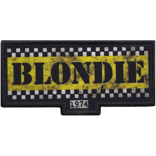 Blondie Standard Printed Patch: Taxi - Blondie - Produtos -  - 5056561040714 - 