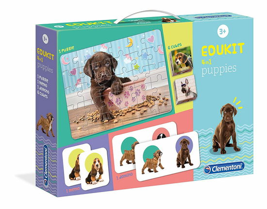 Edukit 4 In 1 - Puppies - Edukit 4 In 1 - Jogo de tabuleiro - Clementoni - 8005125180714 - 10 de março de 2021