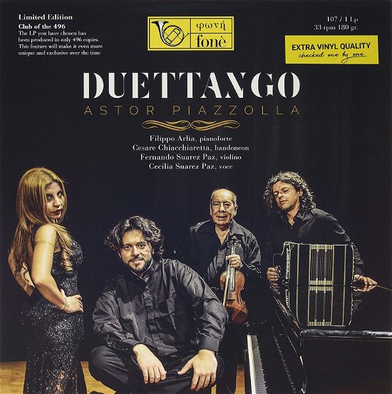 Duettango - Astor Piazzolla - Musikk - FONE - 8012871010714 - 21. juni 2017