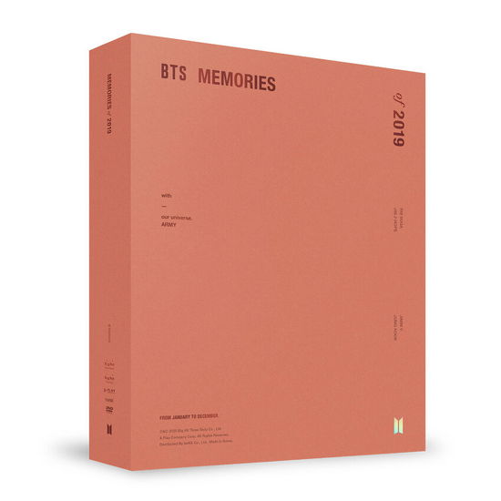 Memories of 2019 - BTS - Muzyka - BIGHIT - 8809375121714 - 17 sierpnia 2020