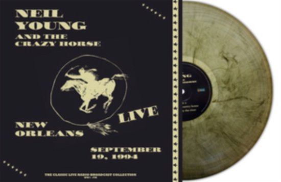 Cover for Neil Young and Crazy Horse · Live In New Orleans 1994 (Grey Marble Vinyl) (LP) (2023)