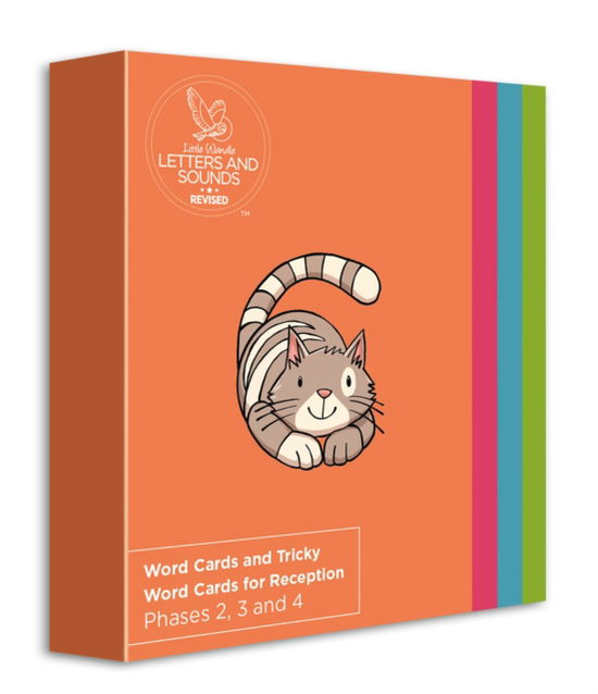 Cover for Wandle Learning Trust and Little Sutton Primary School · Word Cards and Tricky Word Cards for Reception (ready-to-use cards): Phases 2, 3 and 4 - Big Cat Phonics for Little Wandle Letters and Sounds Revised (Flashcards) (2022)