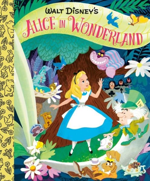 Walt Disney's Alice in Wonderland Little Golden Board Book (Disney Classic) - RH Disney - Livros - Random House Children's Books - 9780736440714 - 7 de julho de 2020