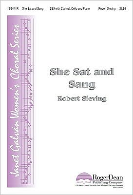 Cover for Christina Georgina Rossetti · She Sat and Sang (Sheet music) (2008)