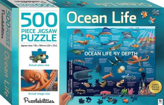 Cover for Hinkler Pty Ltd · Puzzlebilities: Ocean Life 500 Piece Jigsaw Puzzle - Puzzlebilities (SPEL) (2018)