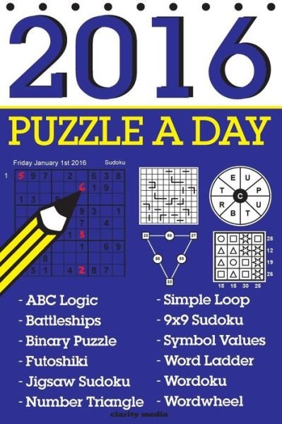 Cover for Clarity Media · Puzzle a Day 2016: 366 Mixed Puzzles (Pocketbok) (2015)