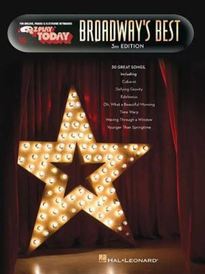 Cover for Hal Leonard Publishing Corporation · Broadway's Best (Paperback Book) (2018)