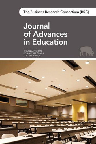 Cover for Brc · The Brc Journal of Advances in Education: Vol. 1, No. 2 (Paperback Book) (2011)