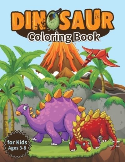 Cover for Goodday Kids Book · Dinosaur Coloring Book for Kids, Ages 3-8 (Paperback Book) (2019)