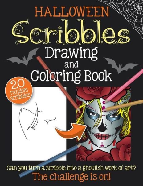 Cover for Luap Nottocs · Halloween Scribbles Drawing and Coloring Book (Paperback Bog) (2018)