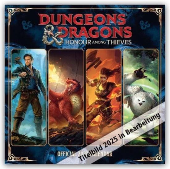 Dungeons & Dragons Month to View Square Calendar Official Product 2025 -  - Merchandise - Danilo Promotions Limited - 9781835270714 - September 1, 2024