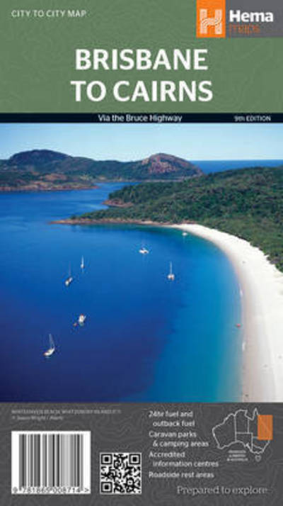 Hema Maps: Brisbane to Cairns - Hema Maps - Livres - Hema Maps - 9781865008714 - 30 juin 2014