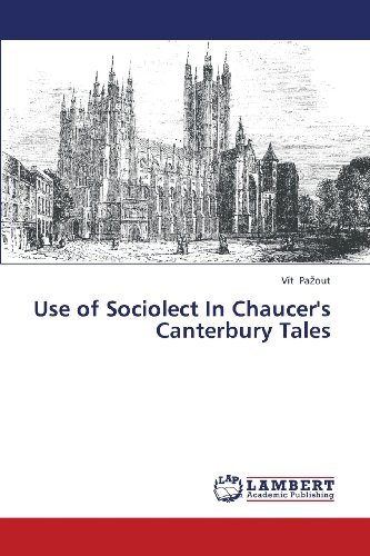 Cover for Vít Pazout · Use of Sociolect in Chaucer's Canterbury Tales (Paperback Book) (2013)