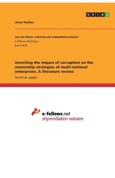 Cover for Theilen · Unveiling the impact of corrupt (Book)