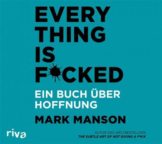 Cover for Mark Manson · Manson:everything Is Fucked (Bok)