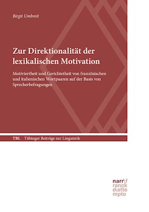 Cover for Birgit Umbreit · Zur Direktionalität der lexikalischen Motivation (Paperback Book) (2015)