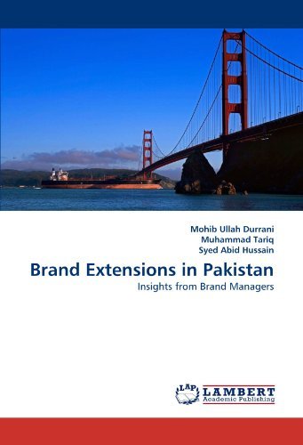 Cover for Syed Abid Hussain · Brand Extensions in Pakistan: Insights from Brand Managers (Paperback Bog) (2010)
