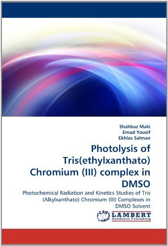 Cover for Ekhlas Salman · Photolysis of Tris (Ethylxanthato) Chromium  (Iii) Complex in Dmso: Photochemical Radiation and Kinetics Studies of Tris (Alkylxanthato) Chromium (Iii) Complexes in Dmso Solvent (Paperback Bog) (2011)