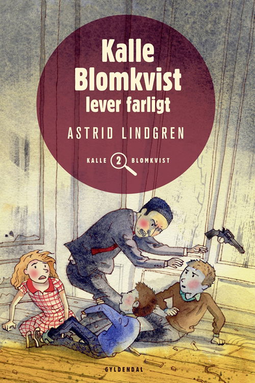 Cover for Astrid Lindgren · Astrid Lindgren: Kalle Blomkvist lever farligt (Bound Book) [7º edição] (2019)