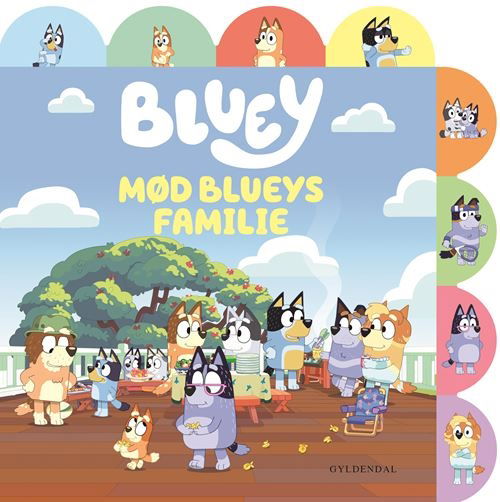 Cover for Ludo Studio Pty Ltd · Bluey: Bluey - Mød Blueys familie (Cardboard Book) [1st edition] (2025)