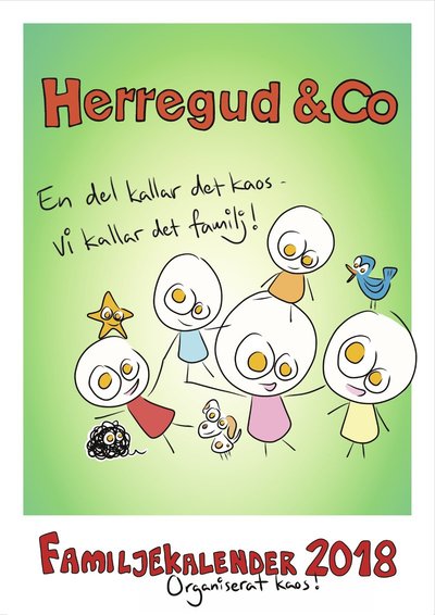 Cover for Royne Mercurio · Herregud &amp; Co. Familjekalender 2018 (Book) (2017)