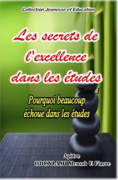 Cover for Apôtre Fiacre F Mensah Odunlami · Les Secrets de l'Excellence Dans Les Etudes (Paperback Book) (2020)