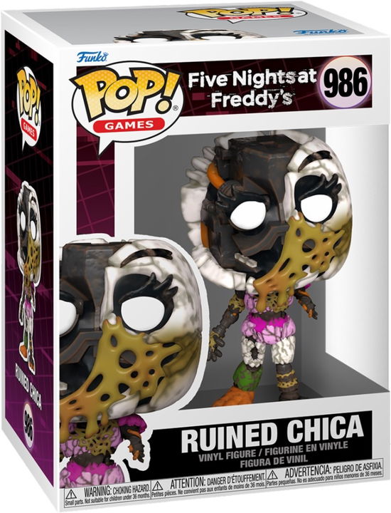 Funko Pop Games Five Nights at Freddys Ruin Chica - Funko Pop Games - Merchandise - Funko - 0889698724715 - September 11, 2024