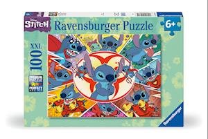 Disney Kinderpuzzle XXL Stitch: In meiner Welt (10 - Ravensburger - Merchandise - Ravensburger - 4005555010715 - 27. februar 2024