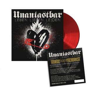 Cover for Unantastbar · Leben, Lieben, Leiden (Ltd. Gatefold / Red Vinyl) (LP) [Limited edition] (2018)