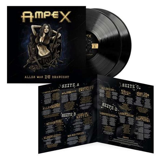Cover for Ampex · Alles Was Du Brauchst (Ltd. black 2 Vinyl) (LP) (2022)
