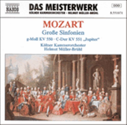 MOZART: Große Sinfonien - Müller-brühl / Kölner Kammerorch - Muziek - Naxos - 4891030510715 - 1 april 1998