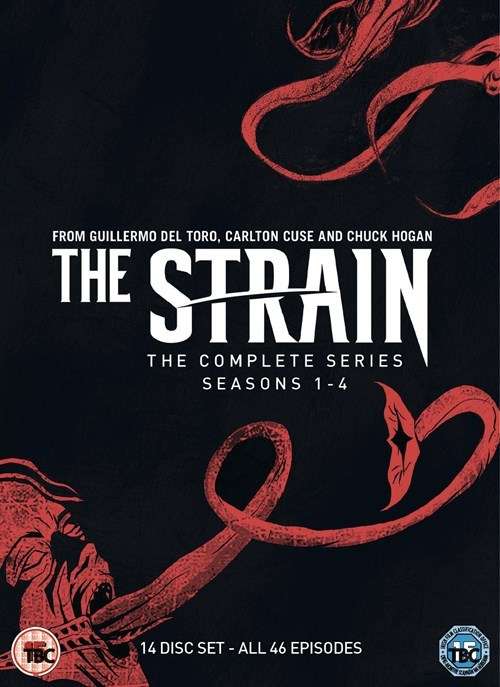 Cover for The Strain Seasons 14 · Strain The Seasons 1-4 (DVD) (2018)