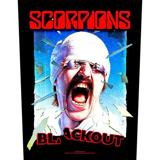 Scorpions Back Patch: Blackout - Scorpions - Merchandise - ROCKOFF - 5055339793715 - 19. august 2019