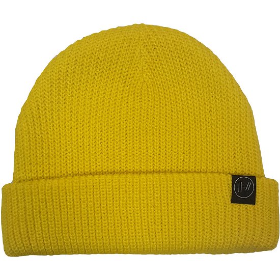 Cover for Twenty One Pilots · Twenty One Pilots Beanie Hat: Double Bars (CLOTHES) [Yellow - Unisex edition]
