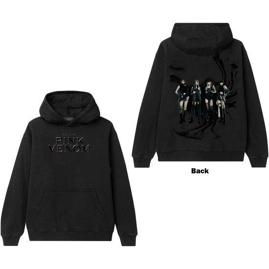 Cover for BlackPink · BlackPink Unisex Pullover Hoodie: Pink Venom Oil Stroke (Back Print) (Hoodie) [size M]