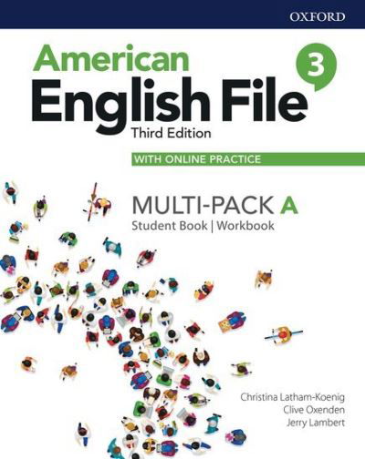 Cover for N/a · American English File Level 3 Student Book / Workbook Multi-Pack A with Online Practice (Buch) (2020)