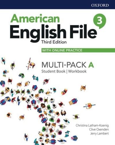Cover for N/a · American English File Level 3 Student Book / Workbook Multi-Pack A with Online Practice (Bog) (2020)