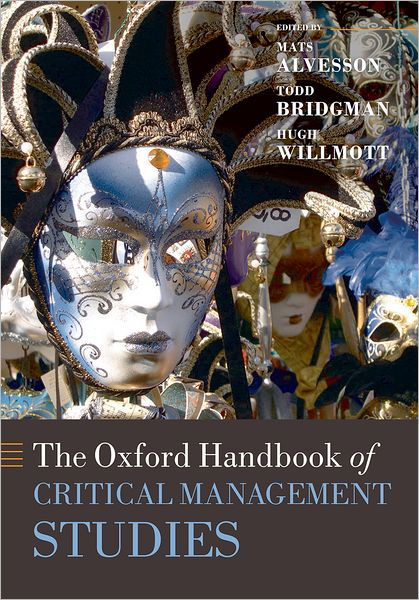 Cover for Mats Alvesson · The Oxford Handbook of Critical Management Studies - Oxford Handbooks (Hardcover Book) (2009)
