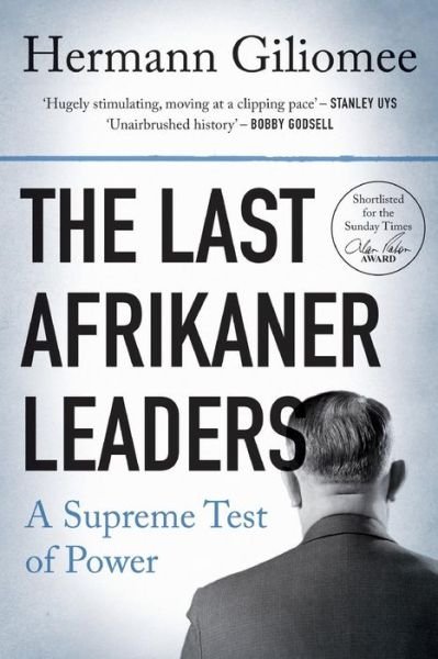 Cover for Hermann Giliomee · The last Afrikaner leaders (Paperback Book) (2012)