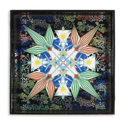 Christian Lacroix Flowers Galaxy Square Lacquer Tray - Christian Lacroix - Merchandise - Galison - 9780735367715 - July 8, 2021