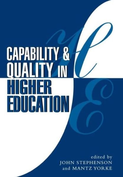 Cover for John Stephenson · Capability and Quality in Higher Education (Gebundenes Buch) (1998)