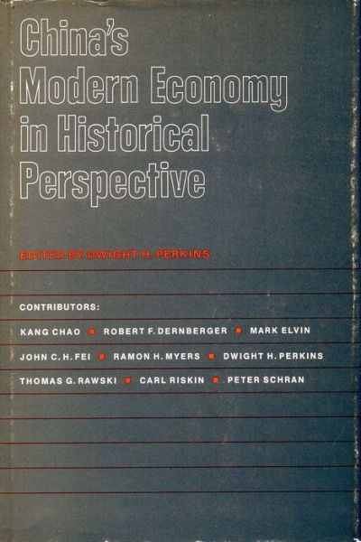 China's Modern Economy in Historical Perspective - Perkins - Libros - Stanford University Press - 9780804708715 - 1 de junio de 1975