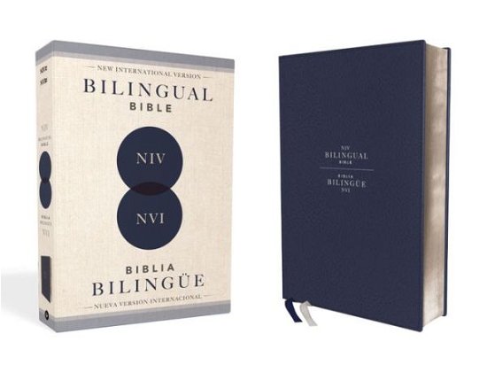 Cover for Nueva Versión Nueva Versión Internacional · NIV / NVI Bilingual Bible, Leathersoft, Navy / NIV / NVI Biblia Bilingüe, Leathersoft, Azul Añil (Book) (2024)