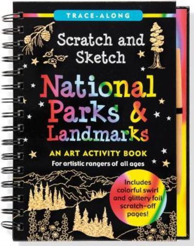 Cover for Inc Peter Pauper Press · Scratch &amp; Sketch National Parks (Hardcover Book) (2017)